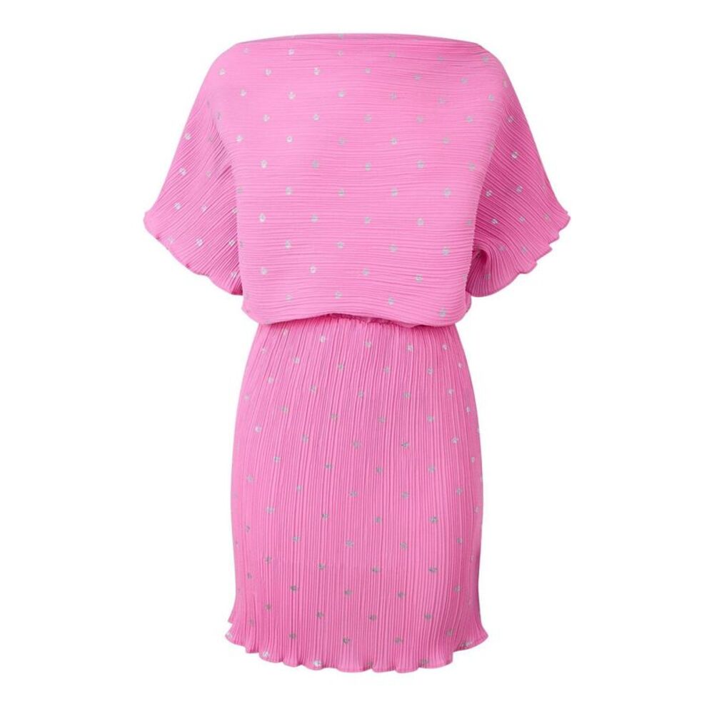 Never Fully Dressed Womens/Ladies Tilly Mini Dress / Pink